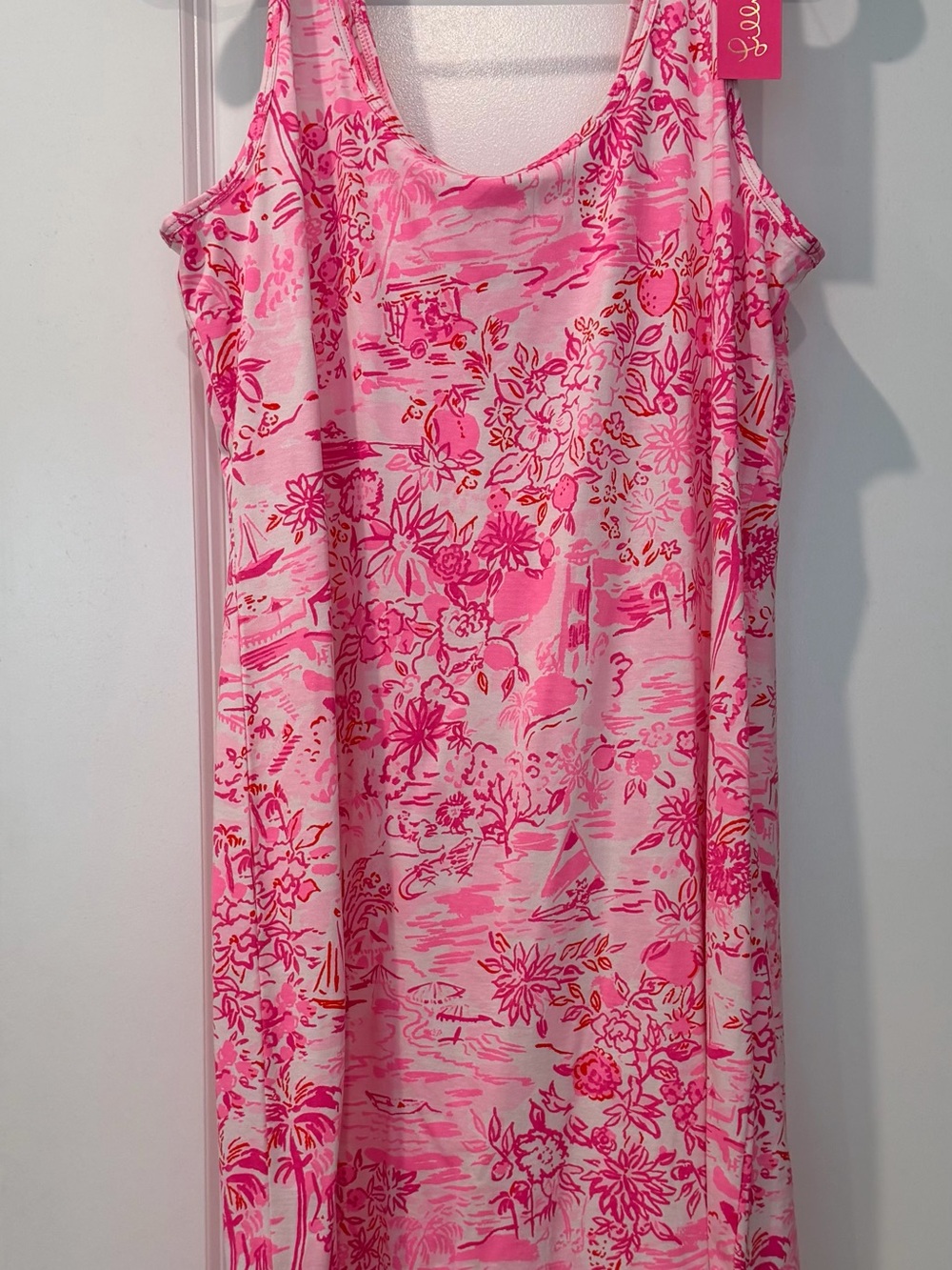 NWT Lilly Pulitzer Peony Pink Newberri Tank Dress